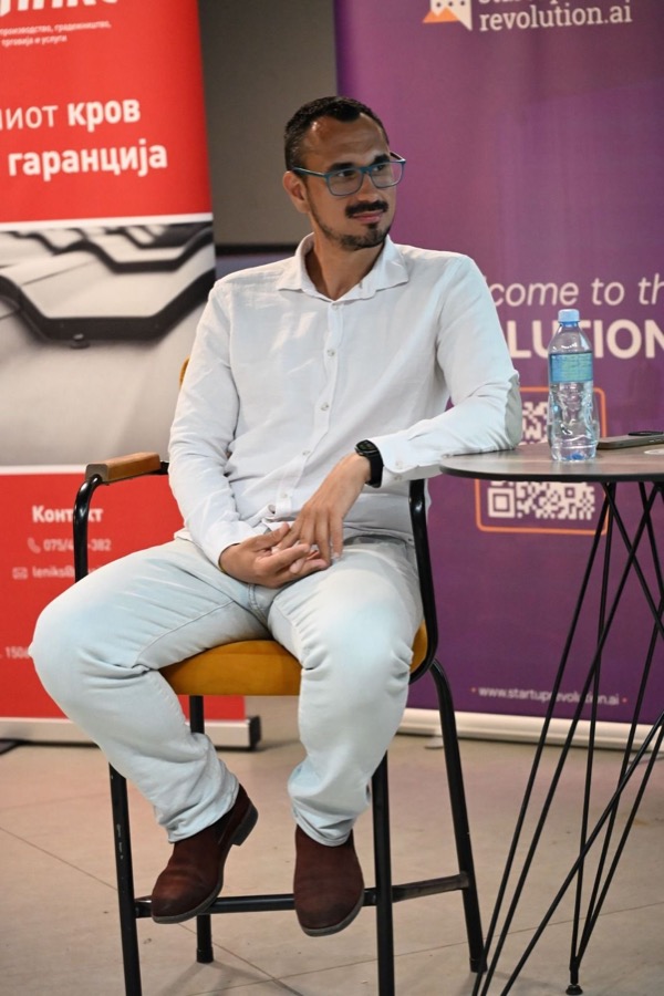 On a panel at Startup Revolution